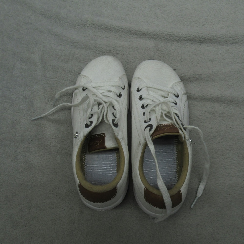 Xelero Womens 5.5 Walking Shoes White‎ Heidi Canvas Slip Resistant Light EU36